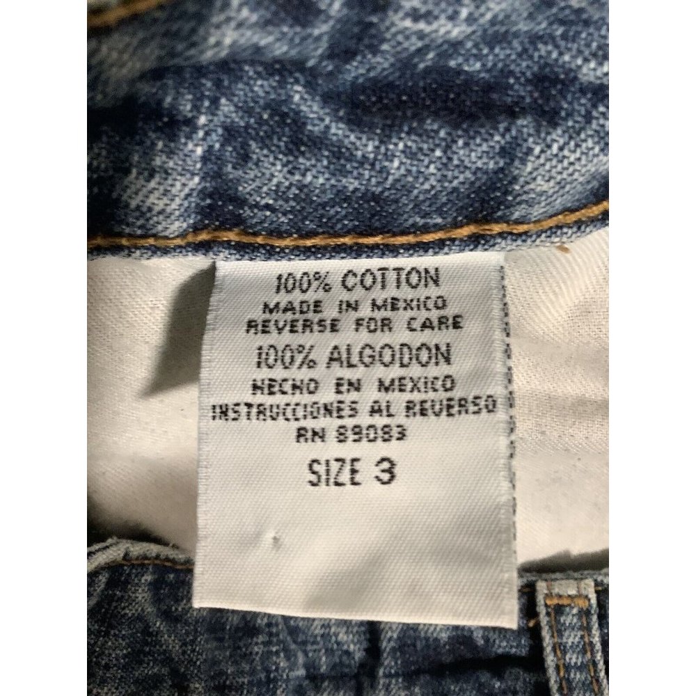 LEI Vintage Denim Jean Skirt Cotton Y2K Junior Size 3 - Picture 6 of 11